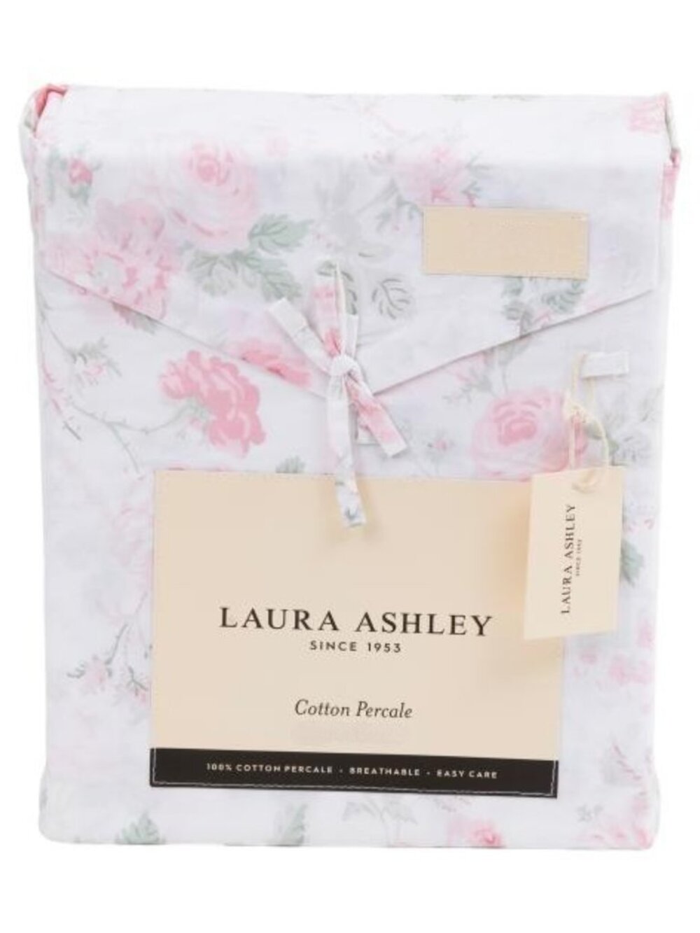 LAURA ASHLEY Cotton Romantic Floral Sheet Set